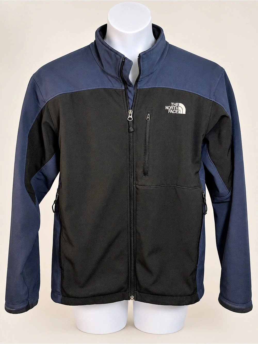 The North Face Men’s Apex Bionic Softshell Jacket Black Navy Size Large